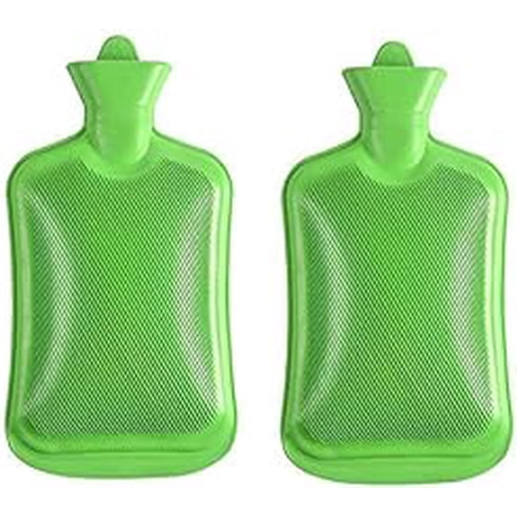 iKonbi Durable THICK Rubber HOT WATER BOTTLE BAG WARM Relaxing Heat Cold Therapy Water Warm Bags SET OF 2 ( Small Size) 250 ML