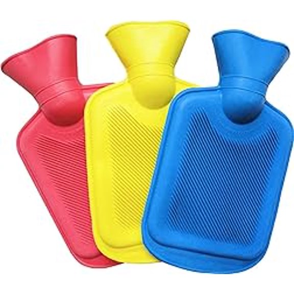 iKonbi Durable THICK Rubber HOT WATER BOTTLE BAG WARM Relaxing Heat Cold Therapy Water Warm Bags Small Size