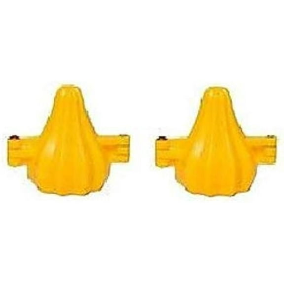 iKonbi Ganpati Modak Mould/Modak Maker/Modak Sancha of Plastic Set of 2 (Samll 1 NO. Size) - Yellow