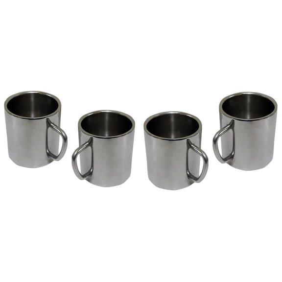 iKonbi Set of 4 Double Wall Small Sober Tea Cups