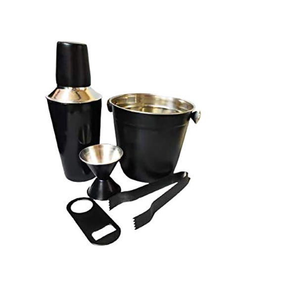 iKonbi Stainless Steel 5pcs Black Beginners bar Set
