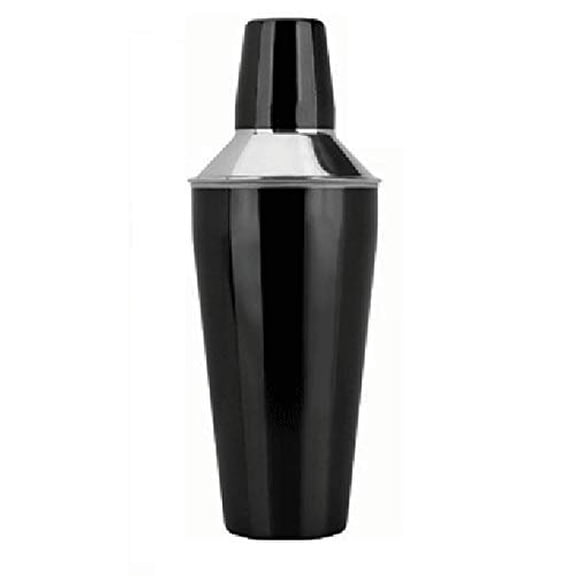 iKonbi Stainless Steel Black Cocktail Shaker, 750 ml