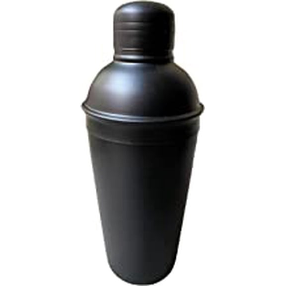iKonbi Stainless Steel Black Matte Cocktail Shaker of 750 ml Black