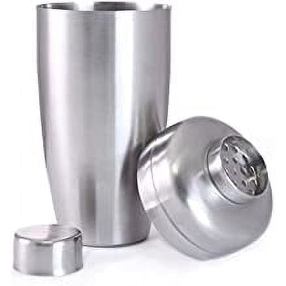 iKonbi Stainless Steel Cocktail Shaker, 600ml, Silver