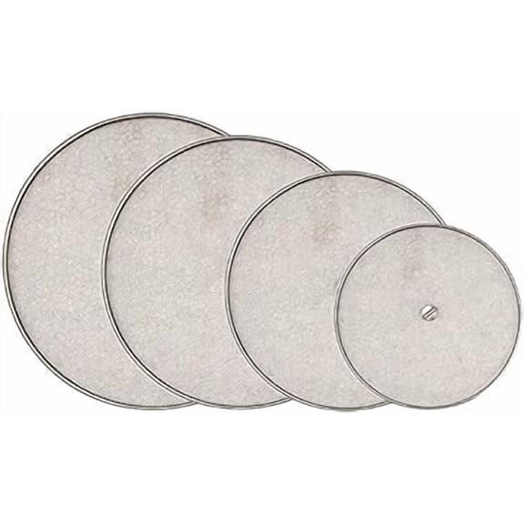 iKonbi Stainless Steel Pot Net Cover/Lid set of 4 pieces for milk curry other food items/utensils