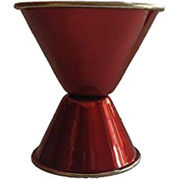 iKonbi Stainless Steel Red Double Sided Peg Measure - 30&60 ml