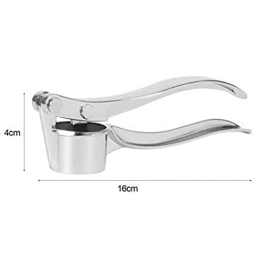 iKonbi Steel Heavy Garlic Crusher / Ginger Mincer / Garlic Presser Curved Garlic Grinding Slicer