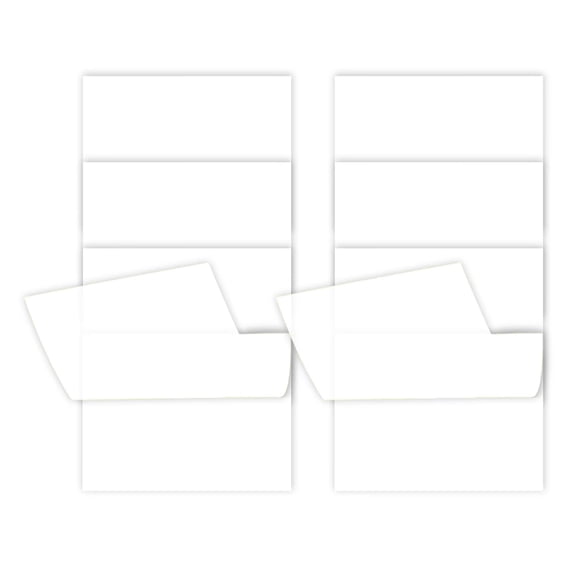 iKyce Transparent Sticky Notes 4 x 3 inch, 400 Sheets Waterproof Translucent Self-Sticky Note Pads, Clear Memo Pads