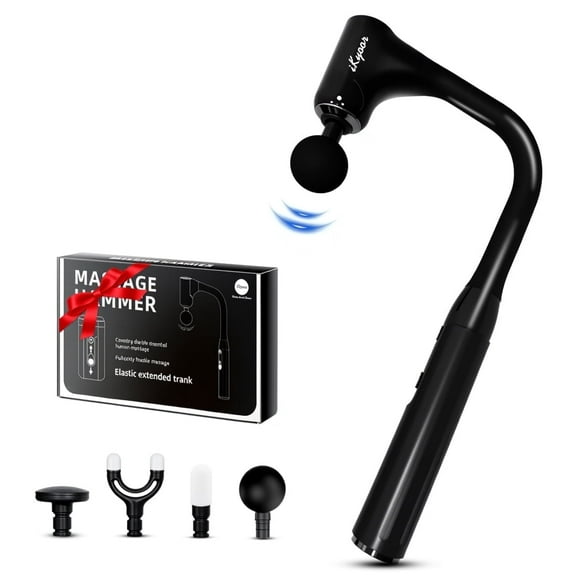 iKyoor Massage Gun Brushless Exended Handle Deep Tissue Electric Massage Hammer