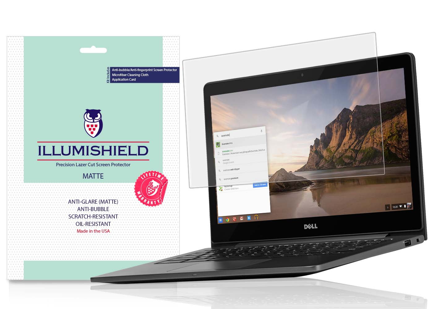 Illumishield Matte Screen Protector W Anti Glare X Dell Chromebook Walmart Com