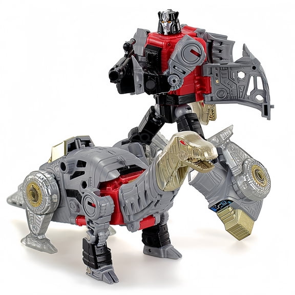 iLicht Transformer Toys Deformation Dinoking Volcanicus Grimlock Slag Sludge Snarl Swoop Slash Dinobots Combiner 5 in 1 KO Action Figure Model(Color : Sludge)
