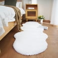 thumbnail image 1 of iLieber Faux Sheepskin Soft Fluffy Fur 2x6 White Area Rug,Washable Rugs Bedside Rug Plush Rug Nursery Rug for Living Room Bedroom Teen Room, 1 of 6