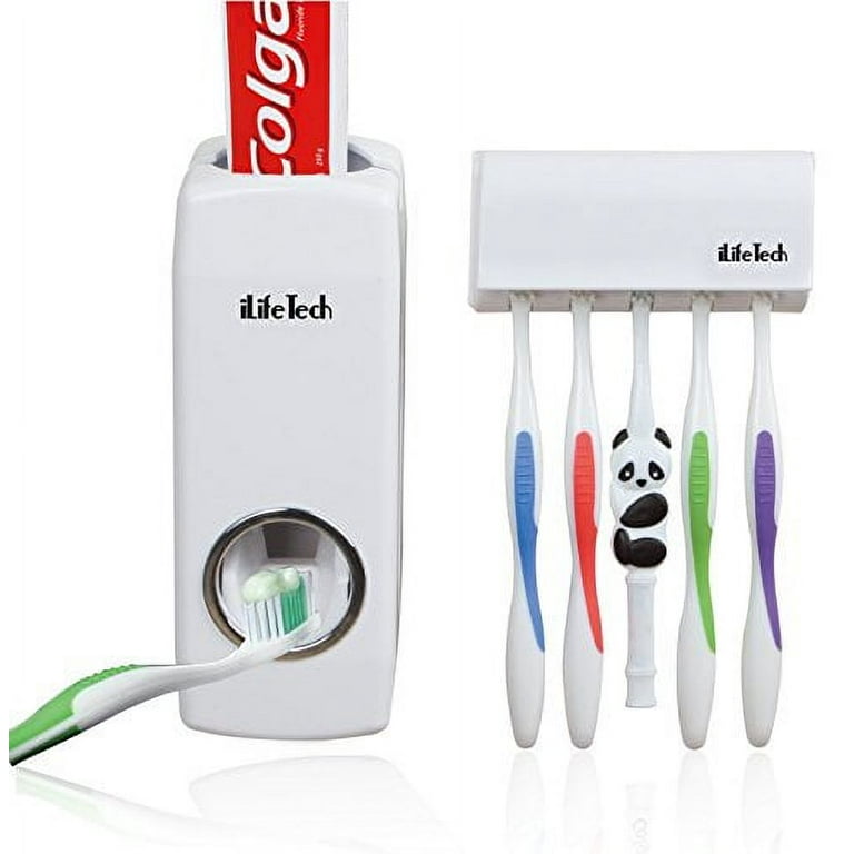iLifeTech Hands Free Toothpaste Dispenser Automatic Toothpaste