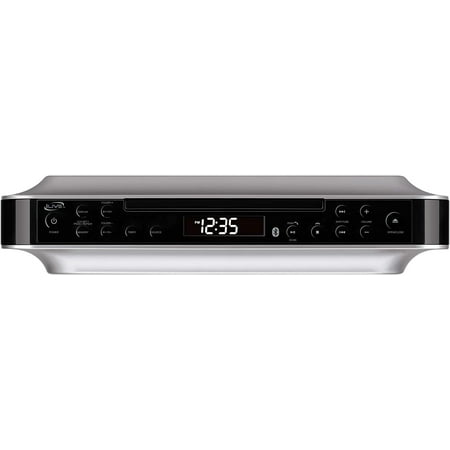 iLive Bluetooth Under Cabinet Radio CD MP3 Player IKBC384SMP3U - FM, USB, AUX, Timer, Remote — Home & Garage Storage, Stackable Design
