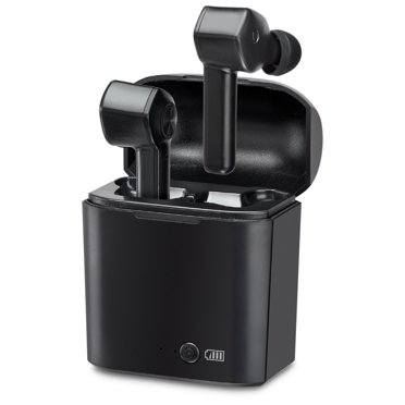 iLive Bluetooth True Wireless Headphones with Charging Case, Black ...