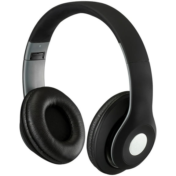 iLive Bluetooth Over-the-Ear Headphones with Microphone (Black)