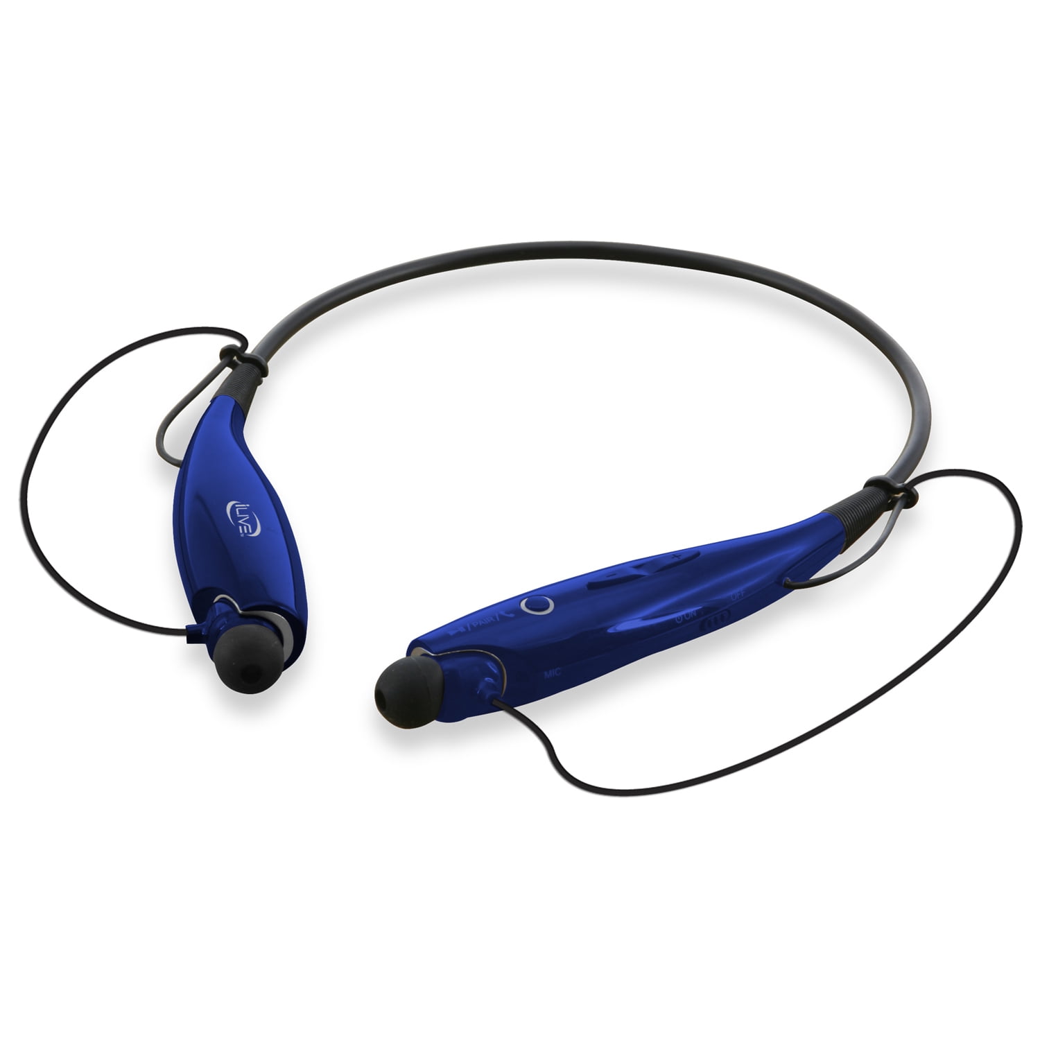 iLive Bluetooth Sports InEar Headphones, Blue, IAEB25