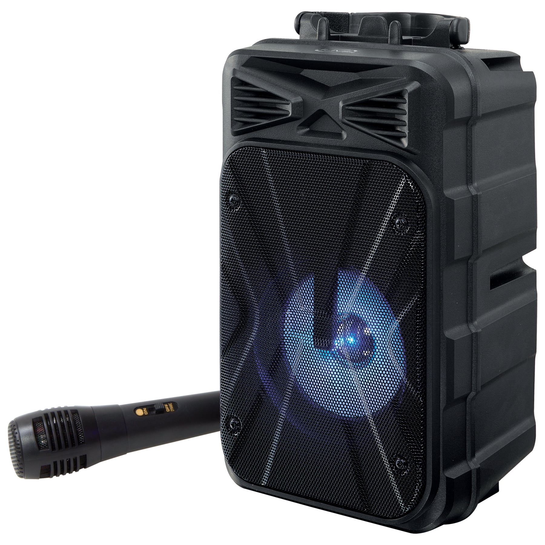iLive Bluetooth Karaoke Machine with LED Light, IJMB485B 
