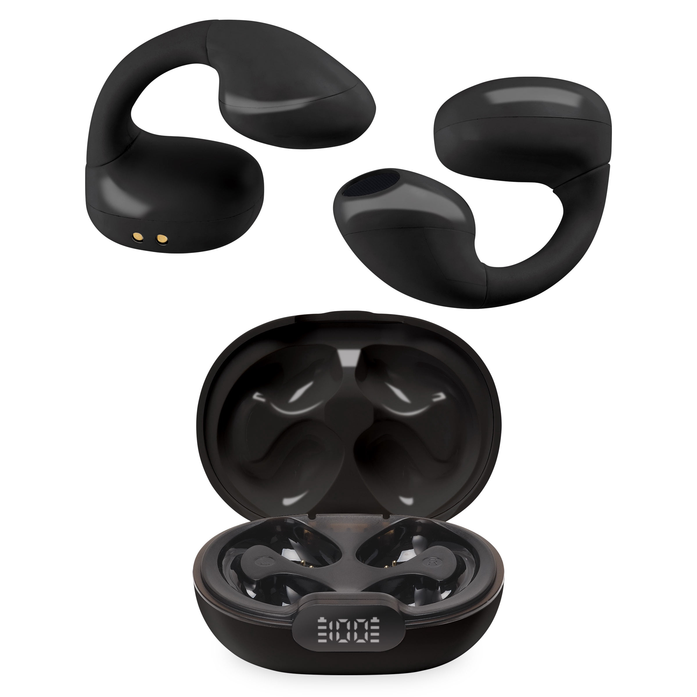 iLive Clear Truly Wireless Open Ear Clip Earbuds, IAEBTO25B
