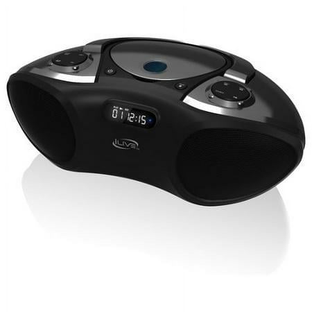 iLive - CD-RW/CD-R/CD-DA Boombox with FM Radio - Black
