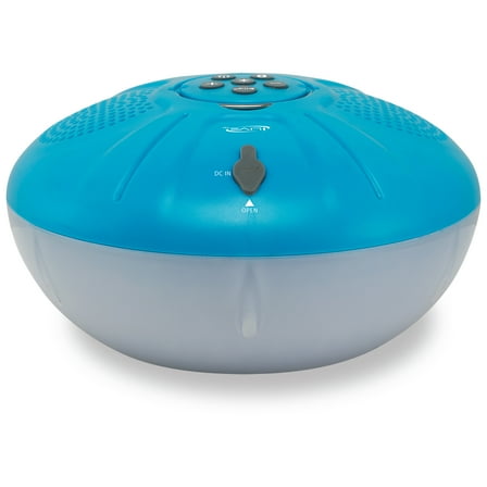 iLive IBW322BU Waterproof Floating Bluetooth Portable Speaker with LED Lighting, Blue