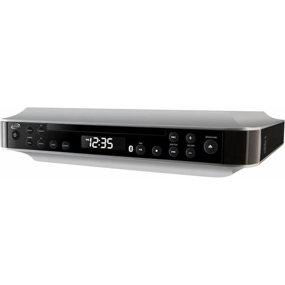 iLive IKBC384S GPXIKBC384S Bluetooth Under-Cabinet Music System — Home & Garage Storage, Stackable Design