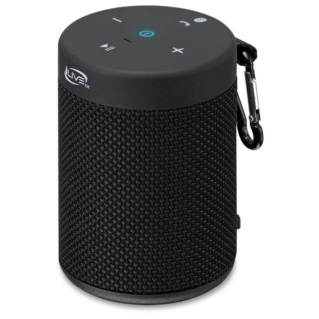 iLive Portable IPX5 Waterproof Wireless Speaker with Rubberized Coating, ISBW108B