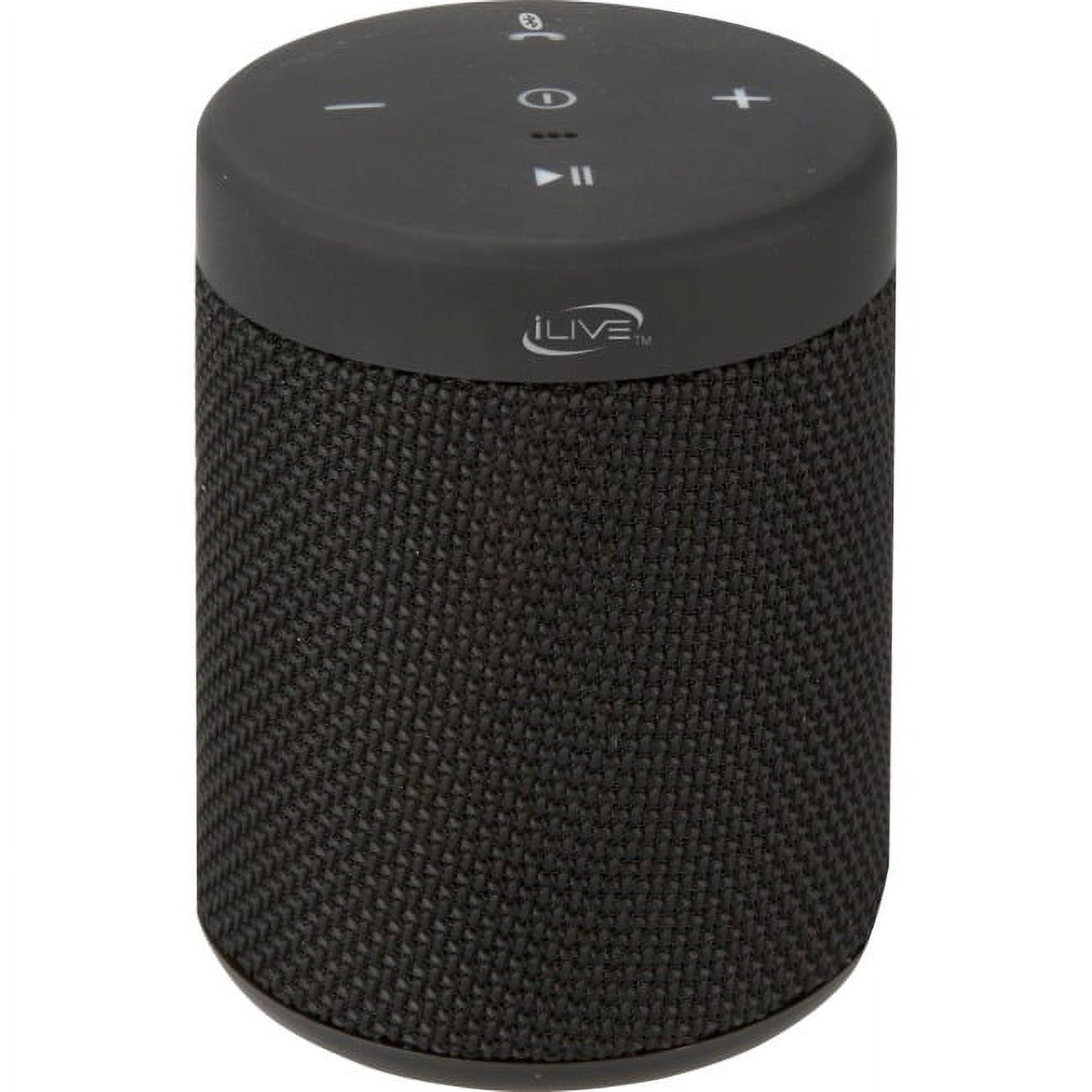 iLive ISBW108 Waterproof Fabric Wireless Bluetooth Speaker - Black - image 1 of 12