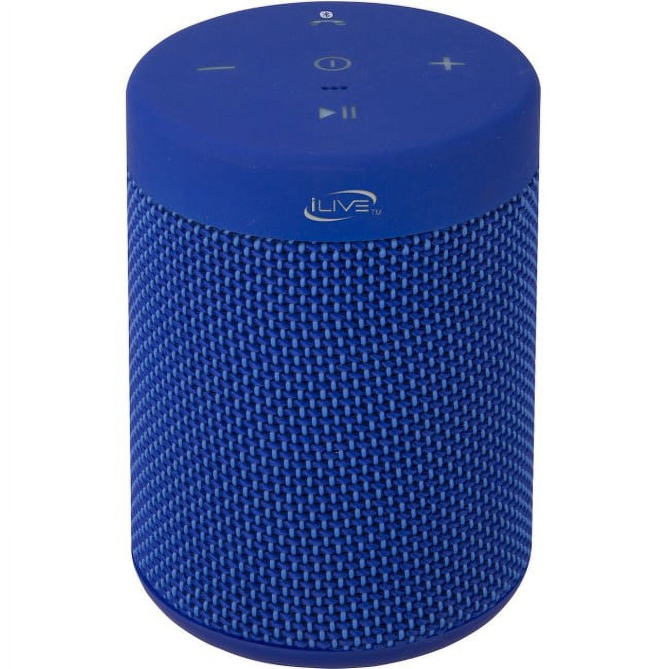 iLive ISBW108 Waterproof Fabric Wireless Bluetooth Speaker - Blue - image 1 of 5