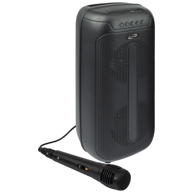 iLive Jam Time Bluetooth Wireless Speaker System, ISB293B, Black