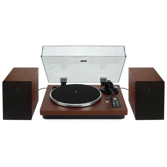 iLive Turntable with Bluetooth Transmitter, ITTB751DW, Dark Walnut