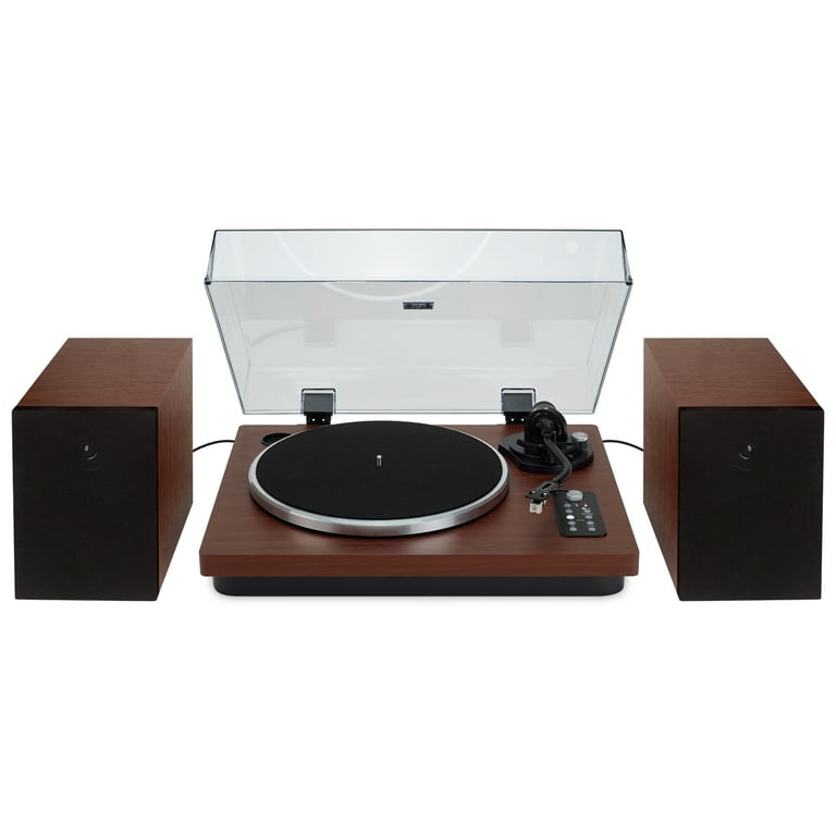 iLive Turntable with Bluetooth Transmitter, ITTB751DW, Dark Walnut