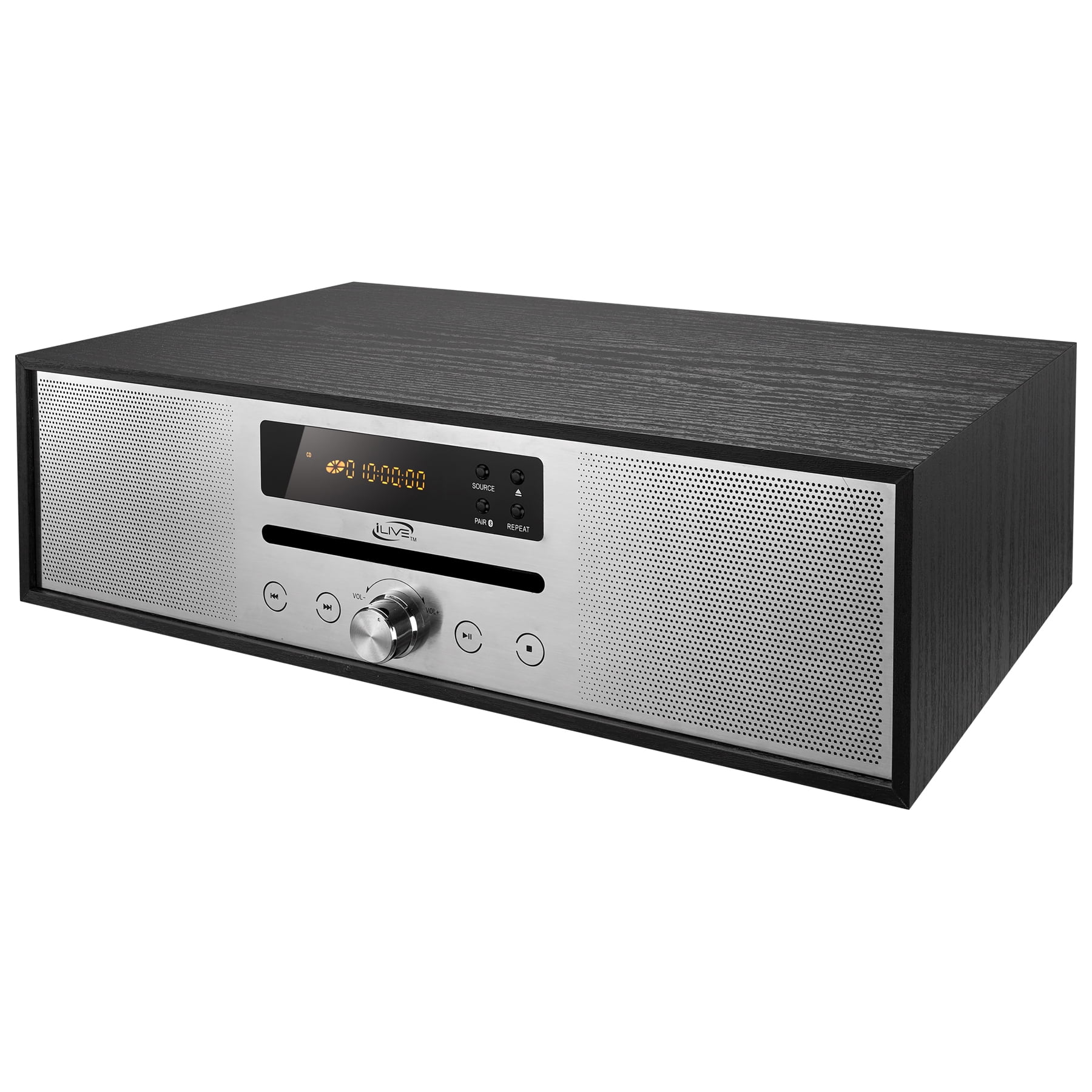 iLive V 5.0 Bluetooth Home Music Speaker System, IHB340B, Black/Silver iLive V 5.0 Bluetooth Home Music Speaker System, IHB340B, Black/Silver