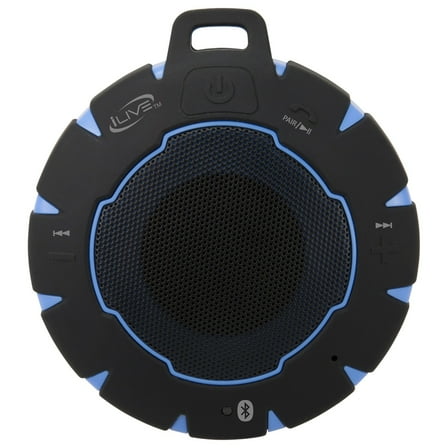 iLive Waterproof Bluetooth Speaker, ISBW157BU, Blue