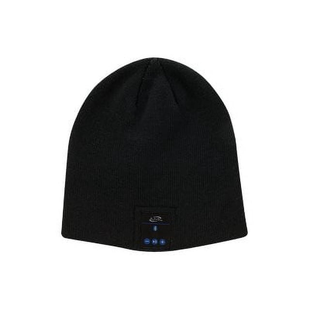 iLive Wireless Bluetooth Beanie with Earbud Speakers and Microphone, IAKB45B, Black
