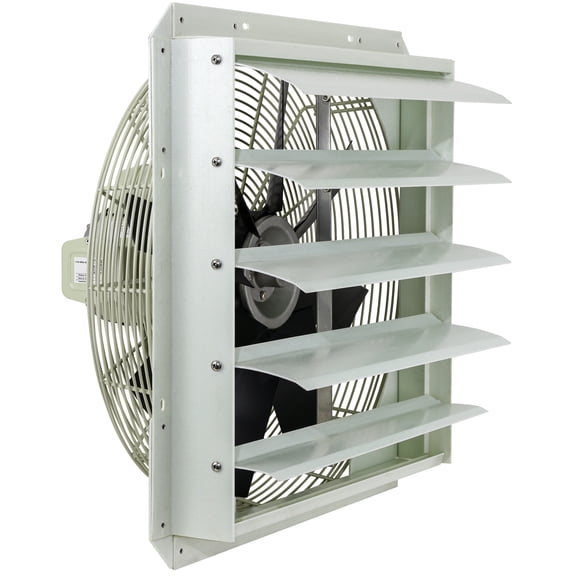 iLiving 20-Inch Corrosion Resistance Shutter Exhaust Fan, Single Speed