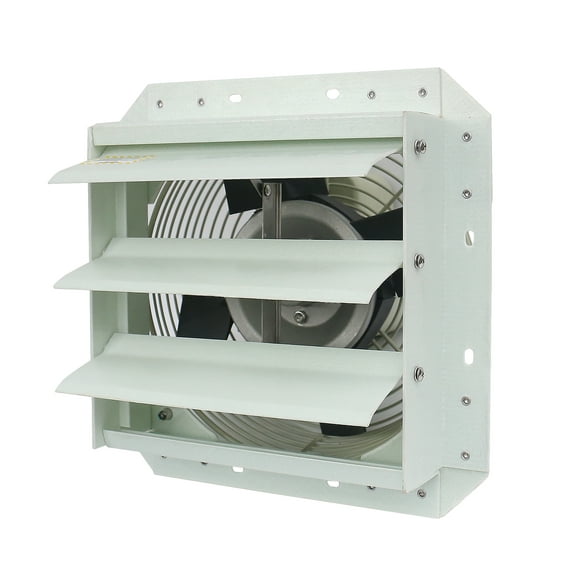 iLiving ILG8SF10S-CR 10-Inch Corrosion Resistance Shutter Exhaust Fan, Single Speed