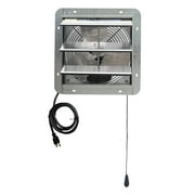 iLiving ILG8SF12V-T 12 Inch 3 Speed Attic Garage Ventilation Shutter Exhaust Fan