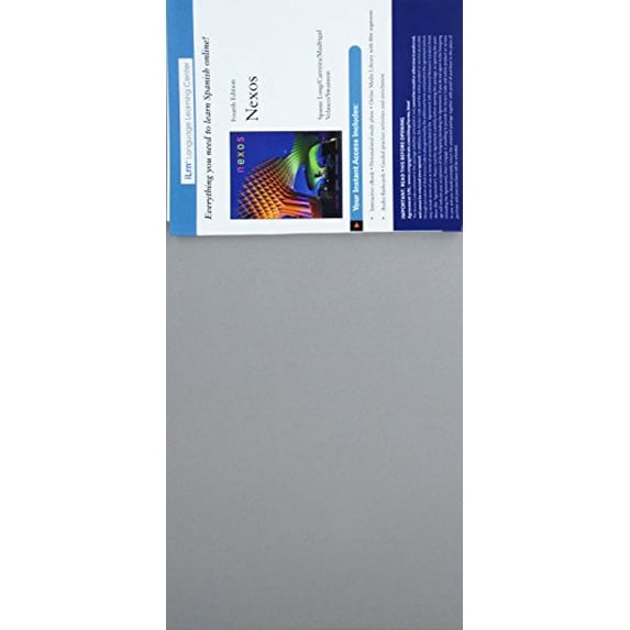 Pre-Owned iLrnâ„¢ Language Learning Center, 4 terms (24 months) Printed Access Card for Long/ Carreira/Velasco/Swanson's Nexos, 4th Paperback