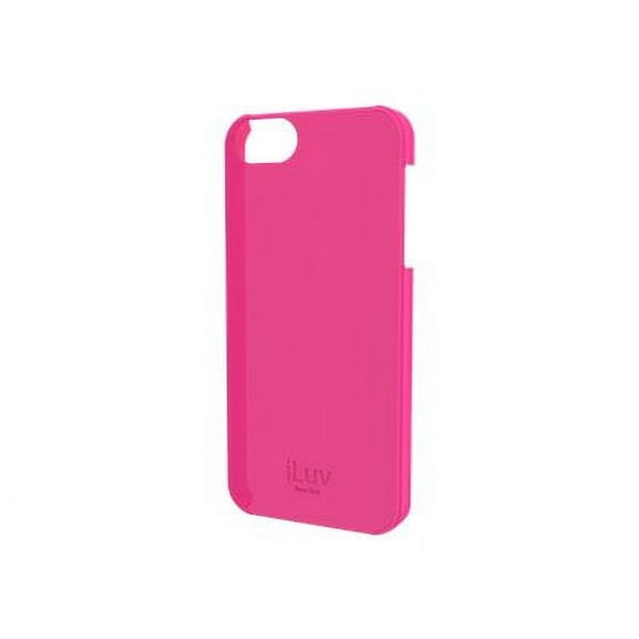 iLuv ICA7H305PNK Translucent Hardshell Case for Apple iPhone 5- 5S Pink