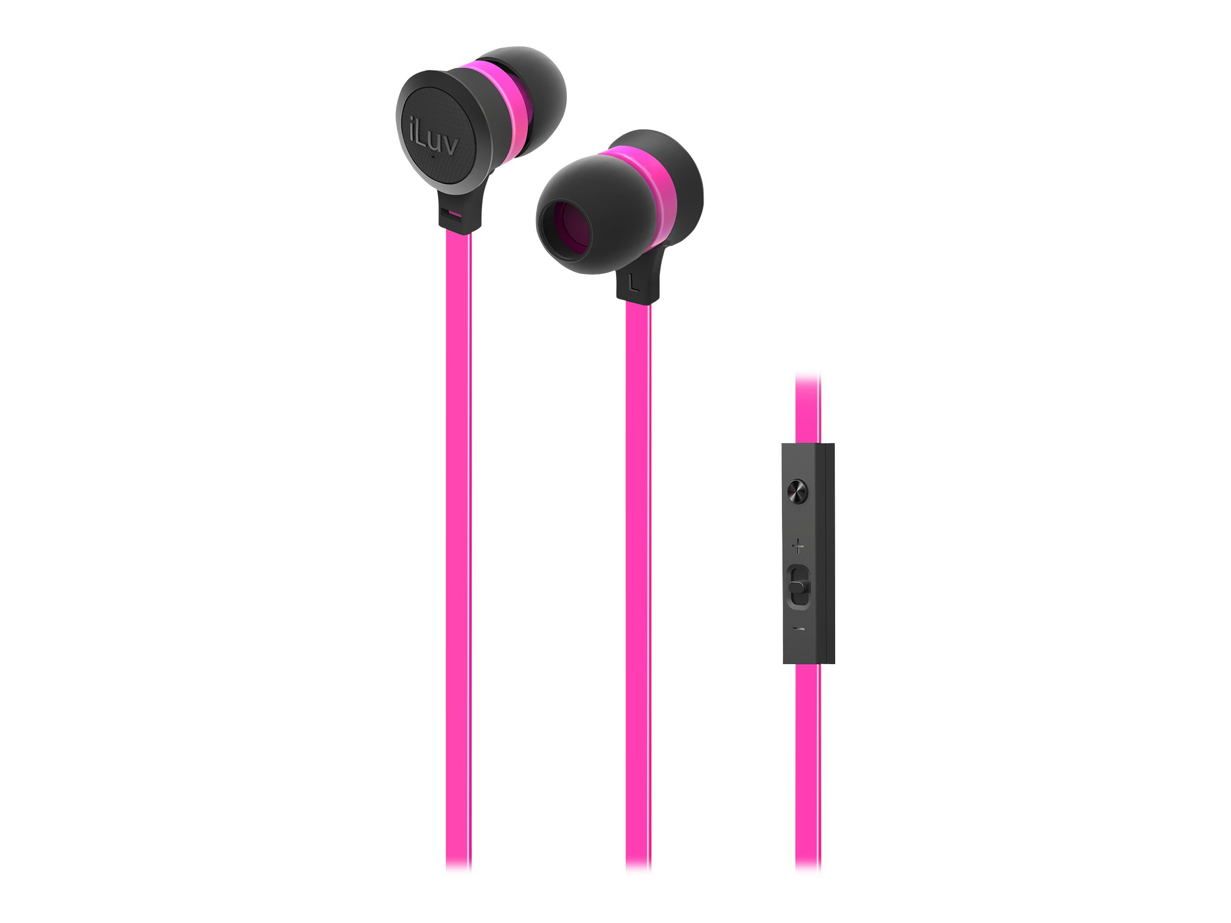 iLuv iEP336 Neon Sound Earphones with mic inear wired noise