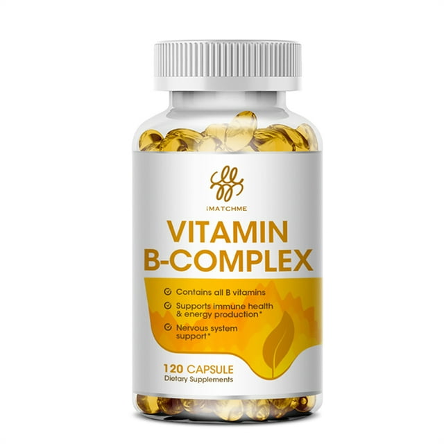 iMATCHME Vitamin B Complex Capsule (B12, B1, B2, B3, B5, B6, B7, B9