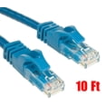 thumbnail image 1 of iMBAPrice - 10 feet Cat6 Ethernet Network Patch Cable RJ45 - Blue, 1 of 5