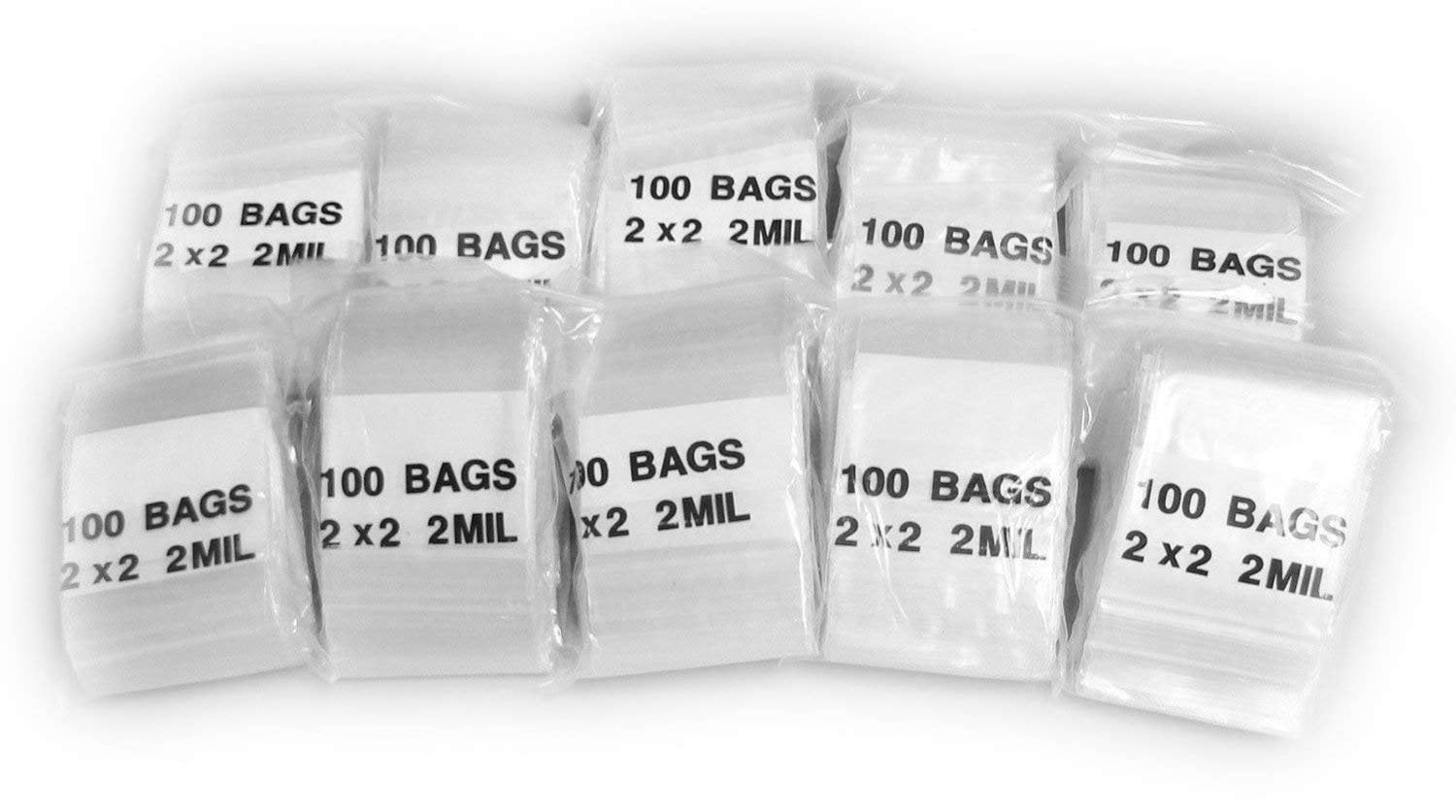 VALUE Zip Reclosable Lock Bags 13 x 15 x 2 Mil Case:1000 Siz