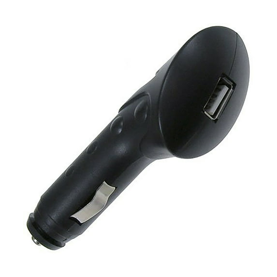 iMBAPrice 12V Universal USB Car Charger for Android & Apple Devices Charging, Pull Plug Cable, Black