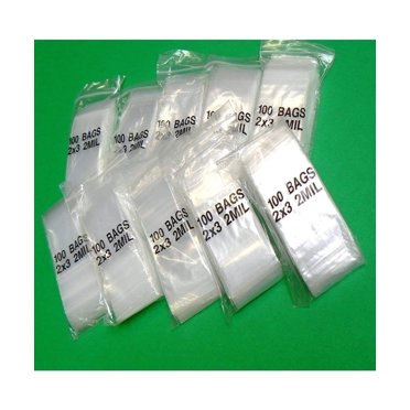 JTS 2x3 Clear Resealable Bags – 2 Mil, 2000 Pack, Zip Seal, Made In Vietnam