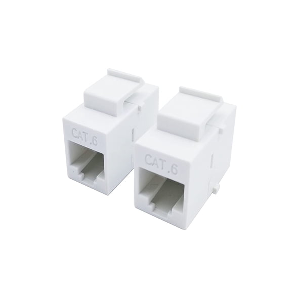 iMBAPrice Cat 6 Keystone Inline Coupler - White
