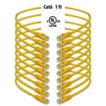 thumbnail image 1 of iMBAPrice Cat6 RJ45 Snagless Ethernet Patch Cable in Yellow, 1 feet - 10 Pack, 1 of 7