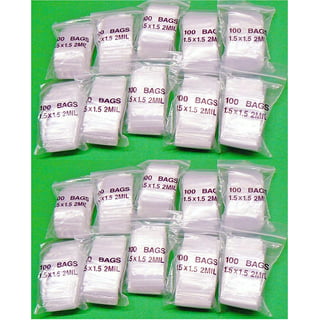 500ct 2mil Clear Reclosable Resealable 4 x 5 Poly Plastic Bags Jewelry