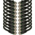 thumbnail image 1 of iMBAPrice - Snagless Cat6 Short Ethernet Network Patch Cable RJ45, Can Easily Plug - 0.5 feet, Black, 1 of 6